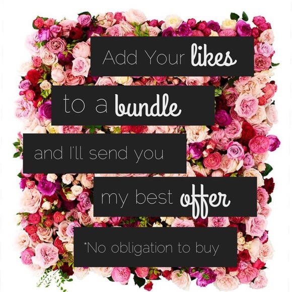 Add your likes to a bundle! I’ll send an offer! - Picture 1 of 1